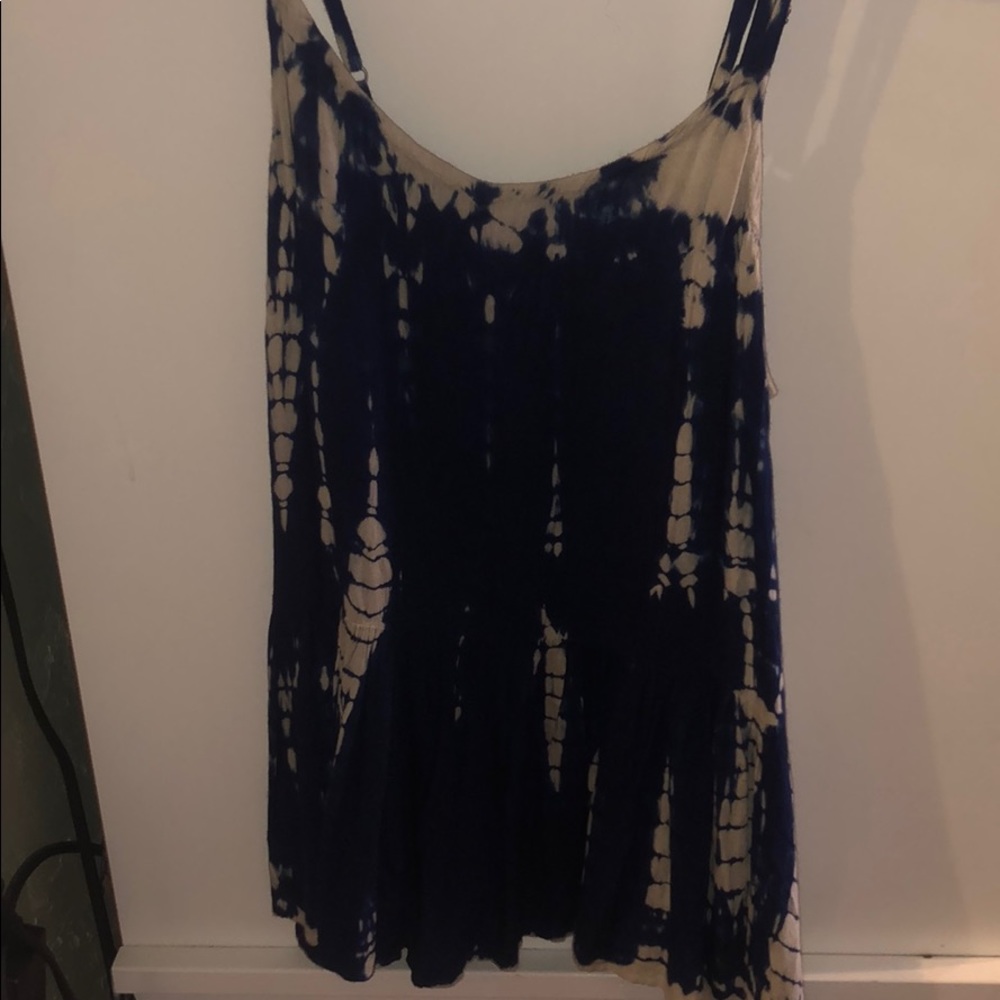 Navy Summer Crop Top